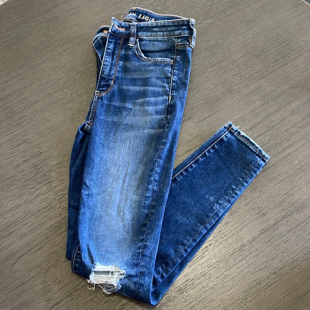 American eagle super hi-rise jegging (next level stretch)